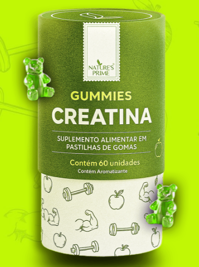 Gummies Creatina - Tratamento de 3 meses