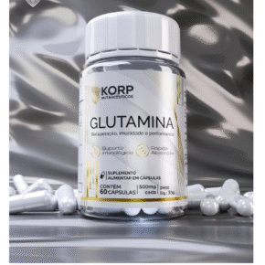 Korp Glutamina - Tratamento de 3 meses