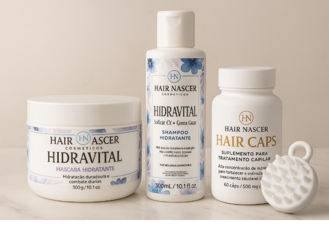 kit promocional Hidravital para tratamento capilar - todos os tipos de cabelo