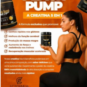 Protocolo Bumbum Na Nuca Peach Pump Creatina 5 em 1